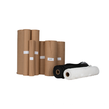 Free Sample Recyclable Size 38Cm*200M Bamboo Wrapper  Packaging Wrapping  Kraft Paper Honeycomb Wrap